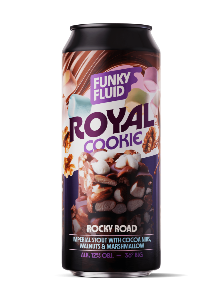 Royal Cookie: Rocky Road - Funky Fluid Stout - Imperial / Double Pastry 500ml
