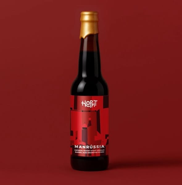 Manrussia Barrel Aged - Cerveses Hoppit Stout - Imperial / Double Pastry 330ml