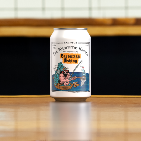 Barbarian Fishing v20 - De Kromme Haring IPA - Imperial / Double New England / Hazy 330ml