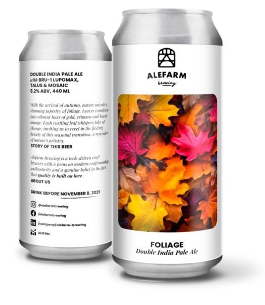 Foliage - Alefarm Brewing IPA - Imperial / Double New England / Hazy 440ml