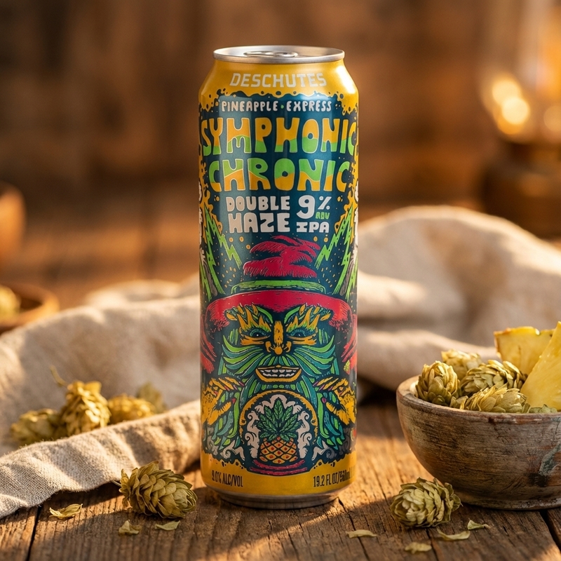 Symphonic Chronic Double Haze IPA - Deschutes Brewery IPA - Imperial / Double New England / Hazy 568ml