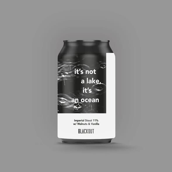 It's Not a Lake, It's an Ocean - Blackout Brewing Stout - Imperial / Double 330ml