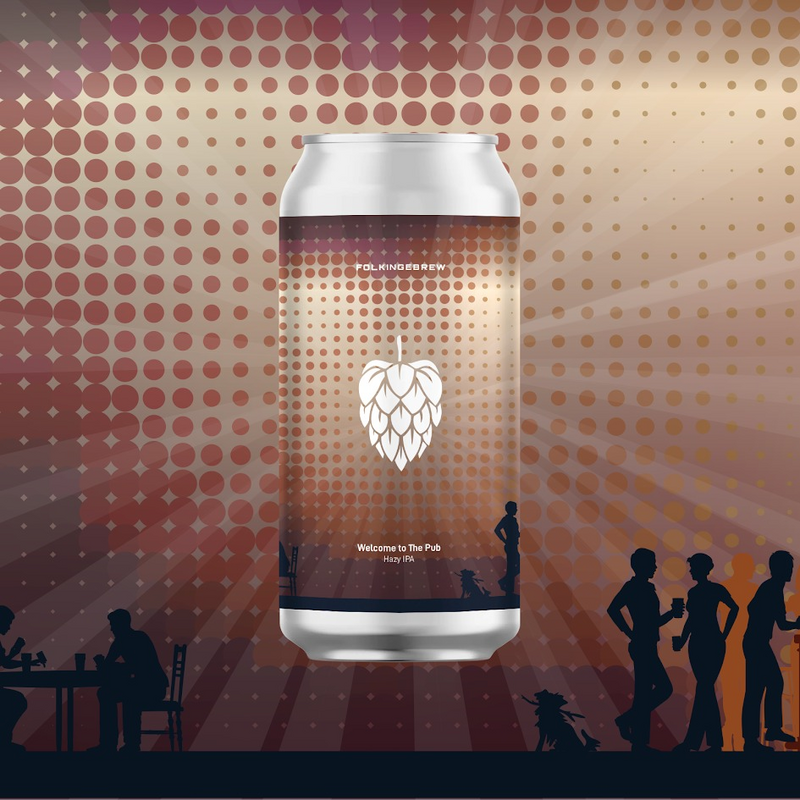 Welcome to the Pub - Folkingebrew IPA - New England / Hazy 440ml