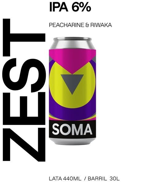 Zest - SOMA Beer IPA - New England / Hazy 440ml