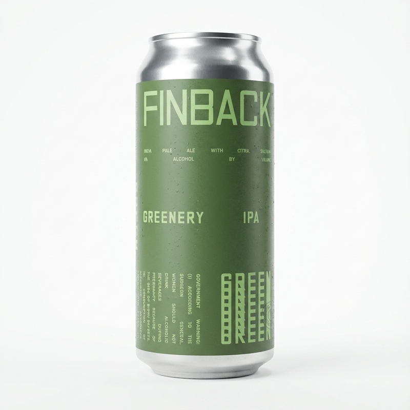 Greenery - Finback Brewery IPA - American 473ml