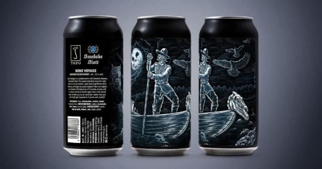 Bone Voyage - Panimoyhtiö Tuju Stout - Imperial / Double 440ml
