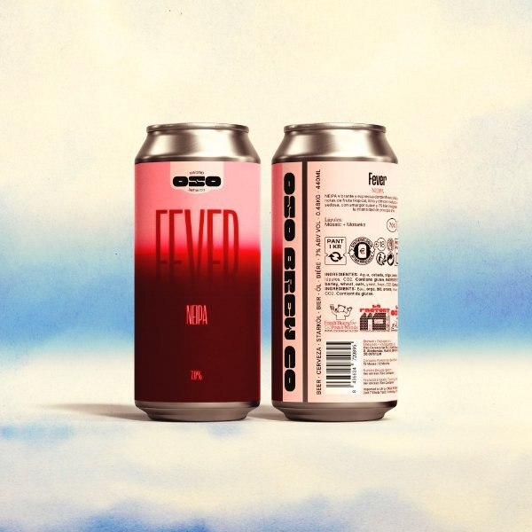 Fever - Oso Brew Co IPA - New England / Hazy 440ml