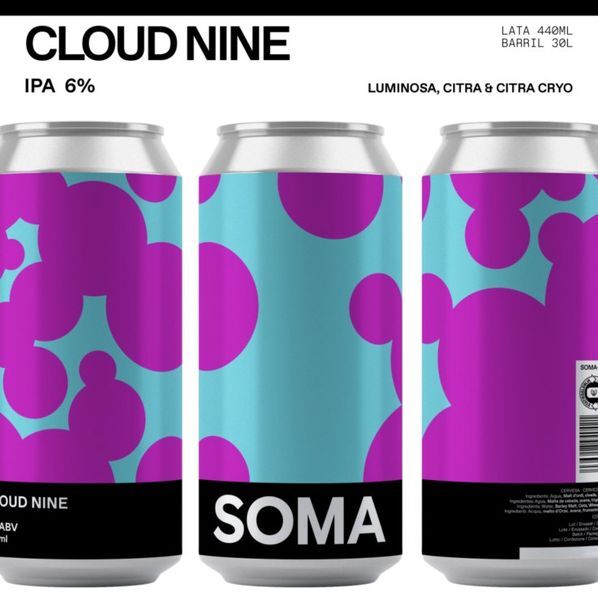 Cloud Nine - SOMA Beer IPA - New England / Hazy 440ml