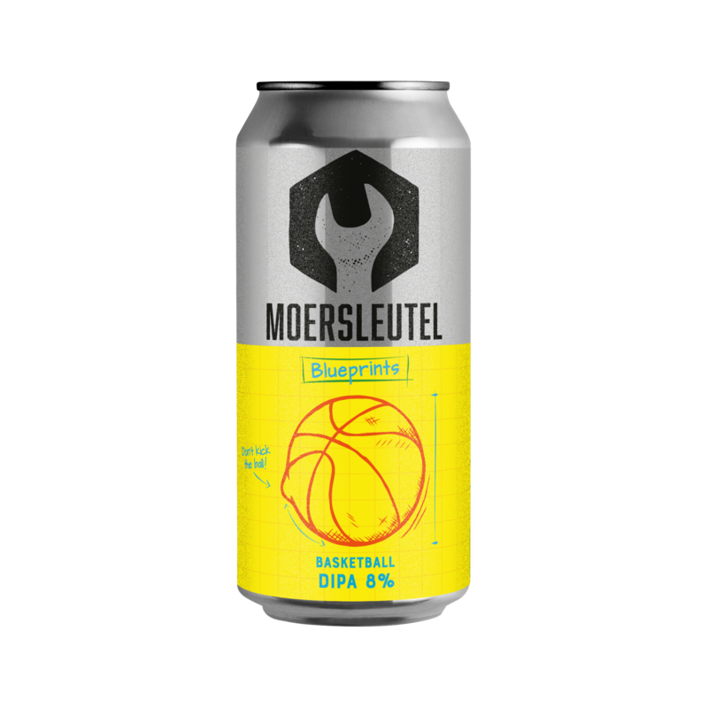 Basketball - Moersleutel Craft Brewery IPA - Imperial / Double New England / Hazy 440ml
