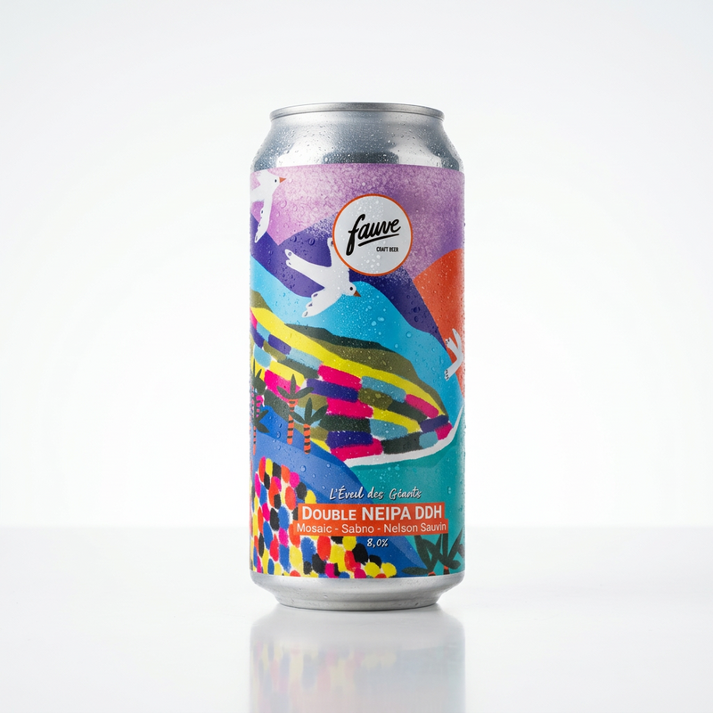 L'Éveil des Géants - Fauve IPA - Imperial / Double New England / Hazy 440ml
