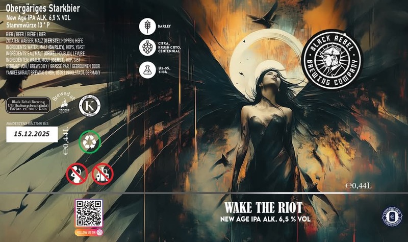 Wake The Riot - Black Rebel Brewing Company IPA - American 440ml