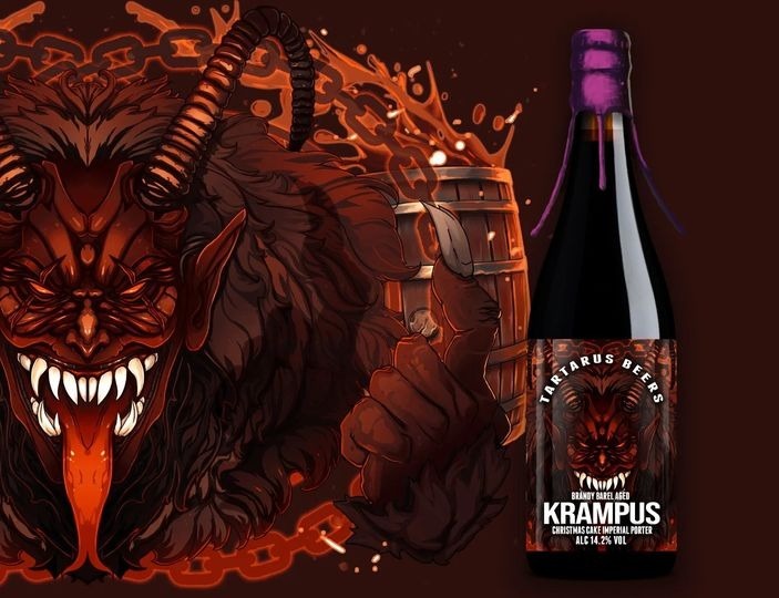 Brandy Barrel Aged Krampus 2023 - Tartarus Beers Porter - Imperial / Double 750ml