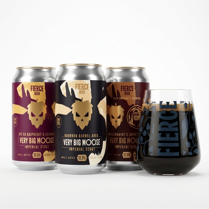 VBM : Rye Barrel Aged Raspberry & Coconut - Fierce Beer Stout - Imperial / Double 330ml