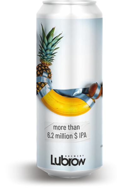 More Than 6.2 Million $ IPA - Lubrow Brewery IPA - Imperial / Double 500ml
