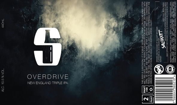 Overdrive - Salikatt IPA - Triple New England / Hazy 440ml