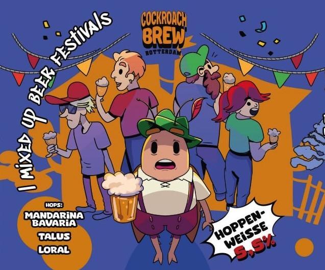 I Mixed Up Beer Festivals - Cockroach Brew Wheat Beer - Hopfenweisse 330ml