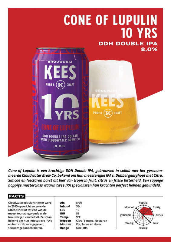 Cone Of Lupulin (Cloudwater collab) - Brouwerij Kees IPA - Imperial / Double New England / Hazy 330ml