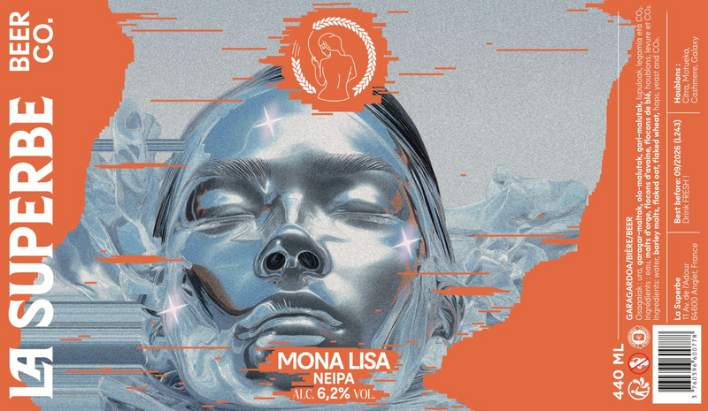 Mona Lisa - La Superbe IPA - New England / Hazy 440ml