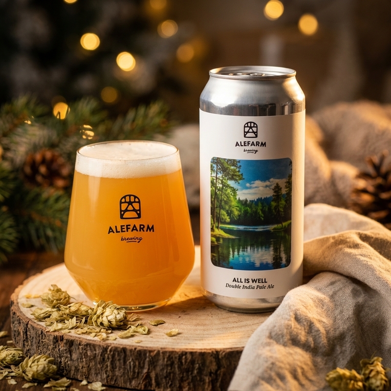 All Is Well - Alefarm Brewing IPA - Imperial / Double New England / Hazy 440ml