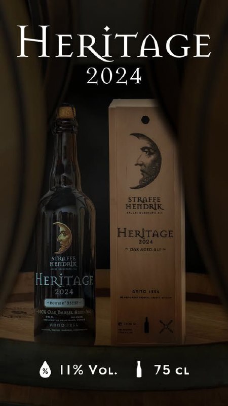 Straffe Hendrik Heritage 2024 - Brouwerij De Halve Maan Belgian Quadrupel 750ml