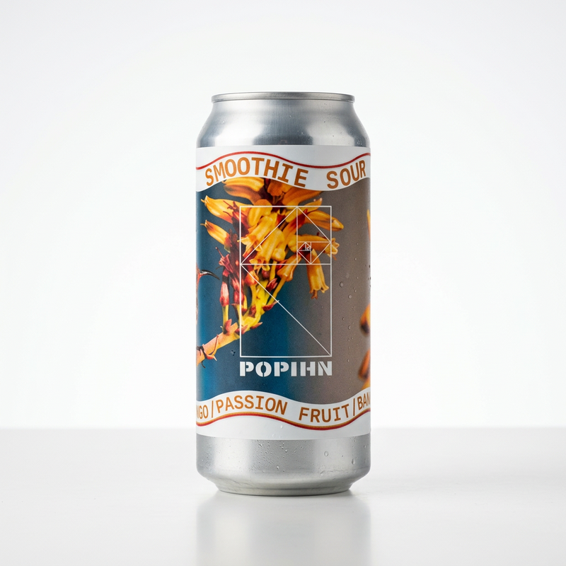 Smoothie Sour – Mango / Passion Fruit / Banana - Popihn Sour - Smoothie / Pastry 440ml