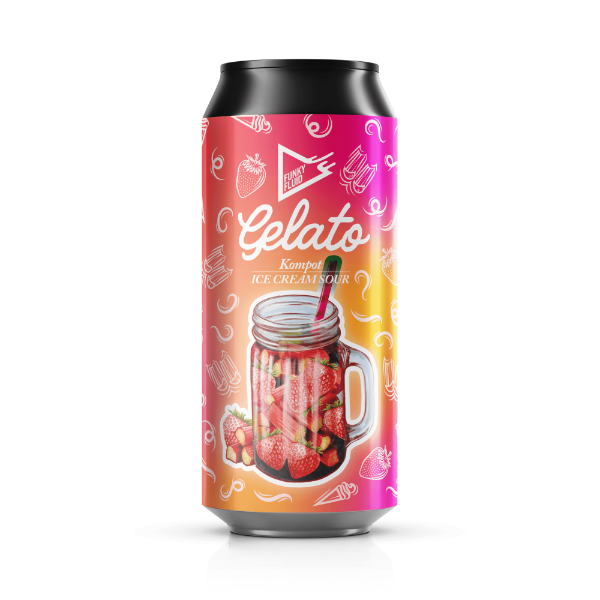 Gelato: Kompot - Funky Fluid Sour - Smoothie / Pastry 500ml