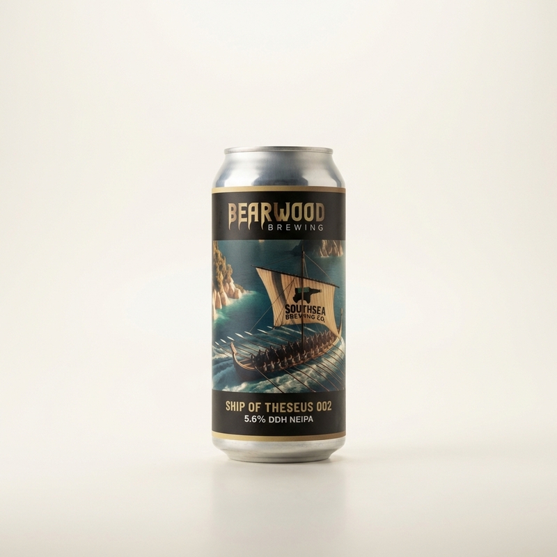 Ship Of Theseus 002 - Bearwood Brewing IPA - New England / Hazy 440ml