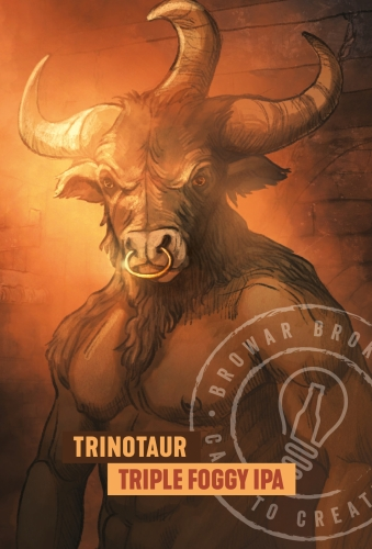 Trinotaur - Brokreacja IPA - Triple New England / Hazy 500ml