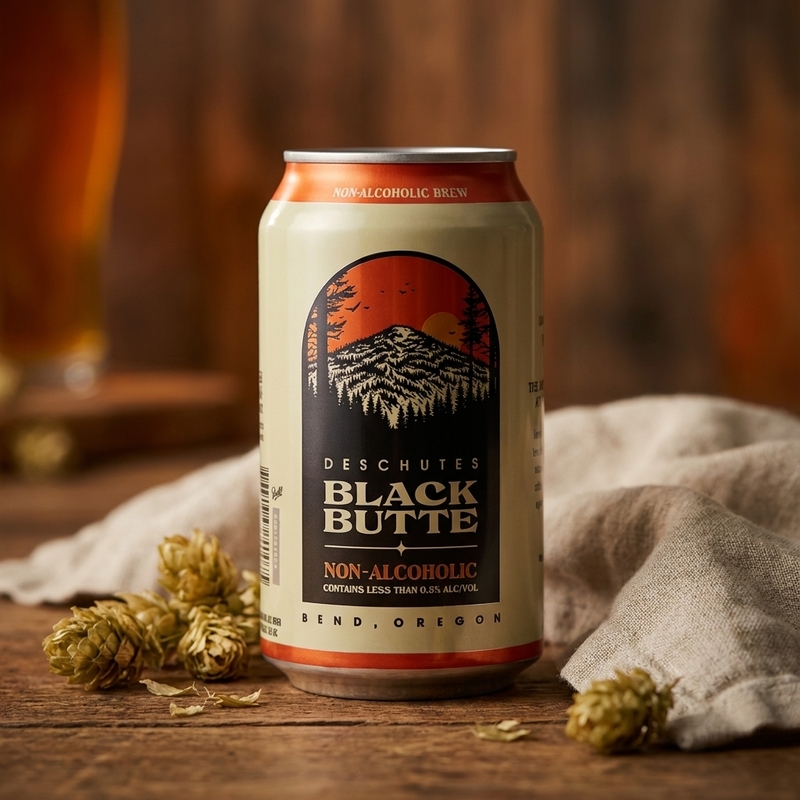 Black Butte Non-Alcoholic - Deschutes Brewery Non-Alcoholic Beer - Porter / Stout 355ml