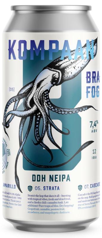 Brain Fog - KOMPAAN Dutch Craft Beer Company IPA - New England / Hazy 440ml