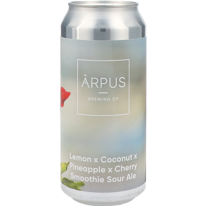 Lemon x Coconut x Pineapple x Cherry Smoothie Sour Ale - Ārpus Brewing Co. Sour - Smoothie / Pastry 440ml