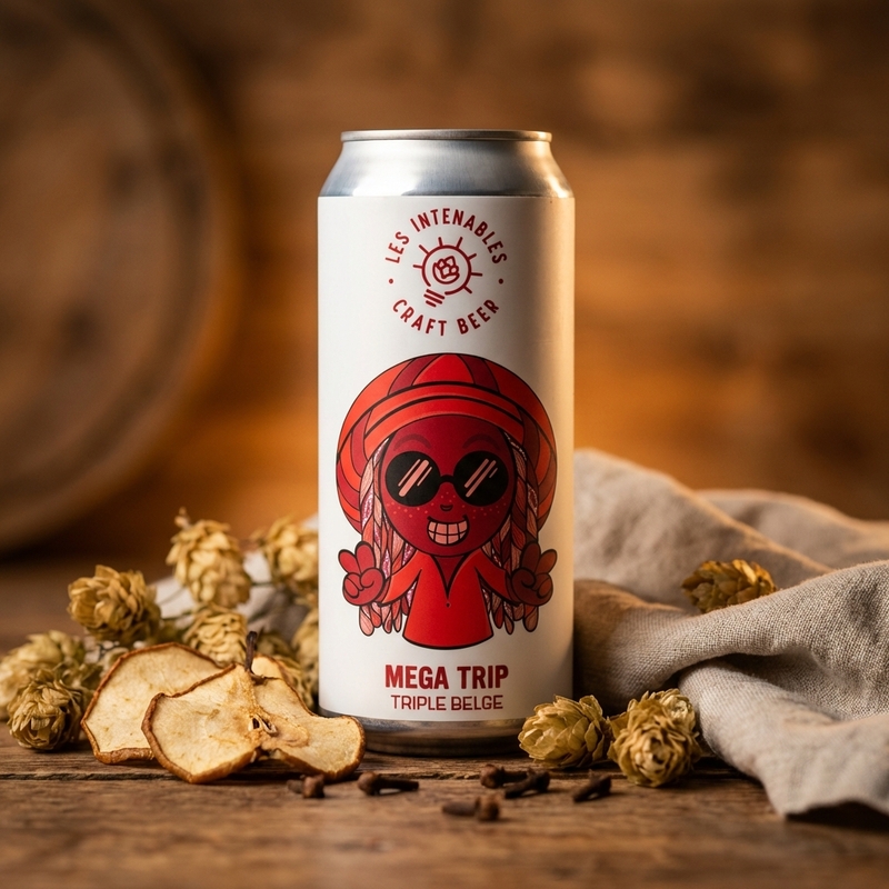 Mega Trip - Les Intenables - Craft Beer Belgian Tripel 440ml