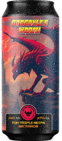 Gargoyle's Wrath - Game Over Brewing Co. IPA - Triple New England / Hazy 440ml