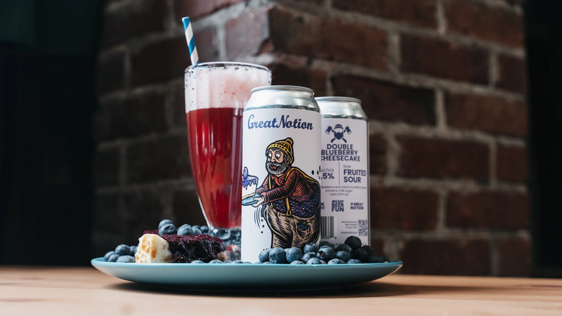 Double Blueberry Cheesecake - Great Notion Brewing Sour - Fruited 473ml