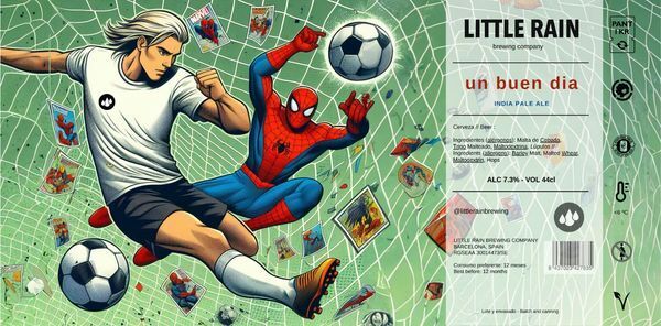 Un Buen Dia - Little Rain Brewing Company IPA - New England / Hazy 440ml