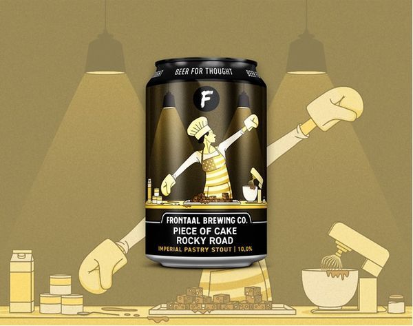Piece Of Cake : Rocky Road - Frontaal Brewing Co. Stout - Imperial / Double Pastry 330ml