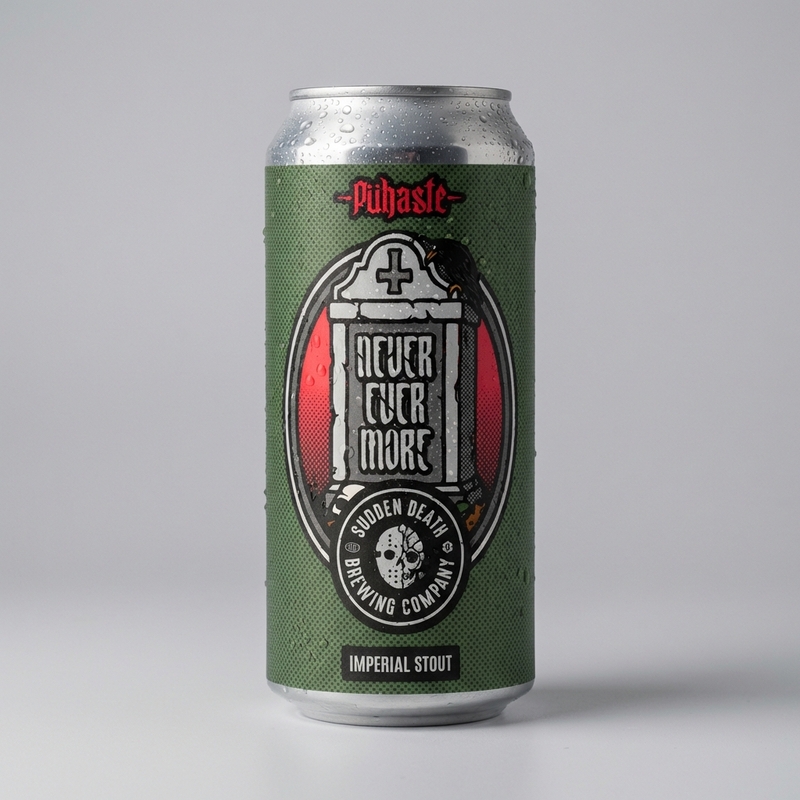 Never Evermore - Sudden Death Brewing Co. Stout - Imperial / Double 440ml