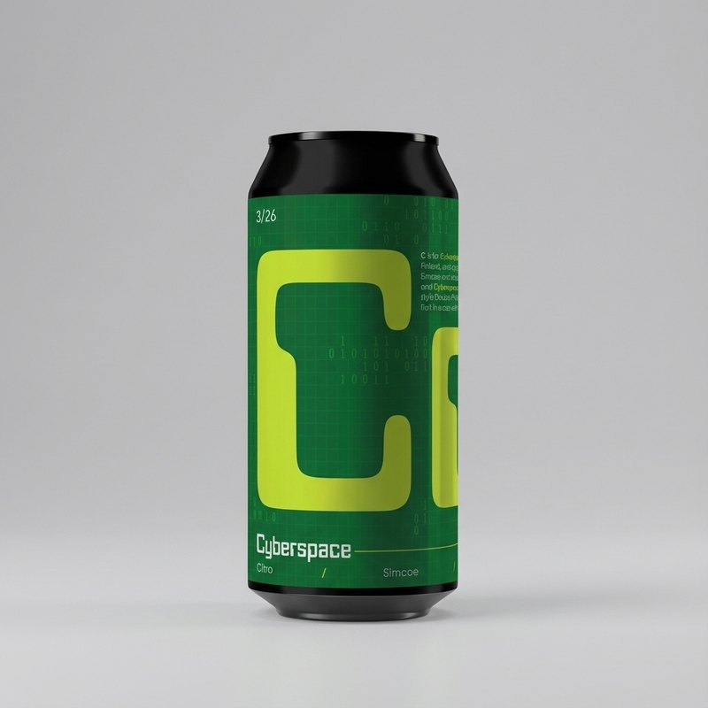 Cyberspace (CoolHead Collab) - Neon Raptor Brewing Co. IPA - Imperial / Double New England / Hazy 440ml