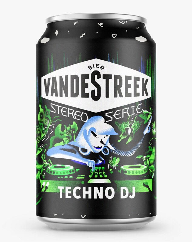 Techno DJ - vandeStreek bier IPA - New England / Hazy 330ml