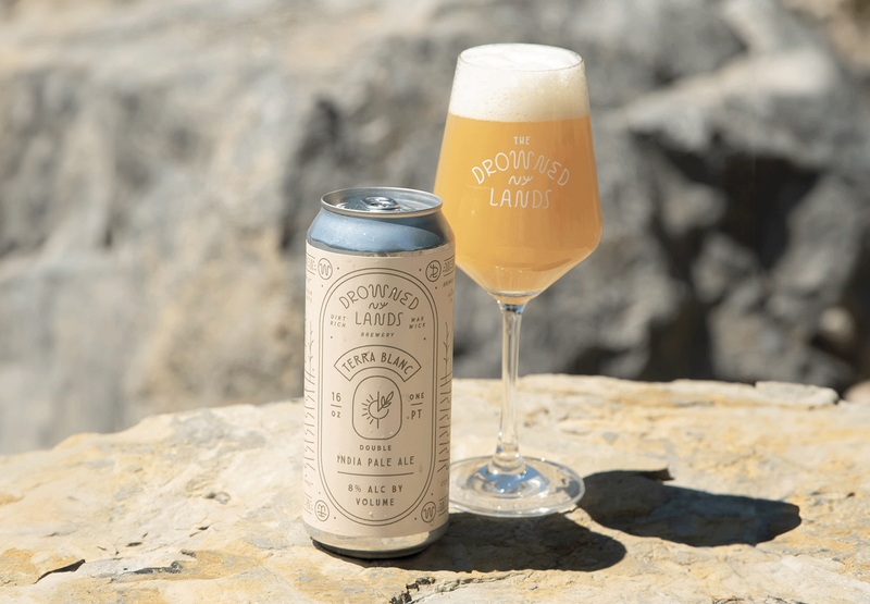 Terra Blanc - The Drowned Lands Brewery IPA - Imperial / Double New England / Hazy 473ml