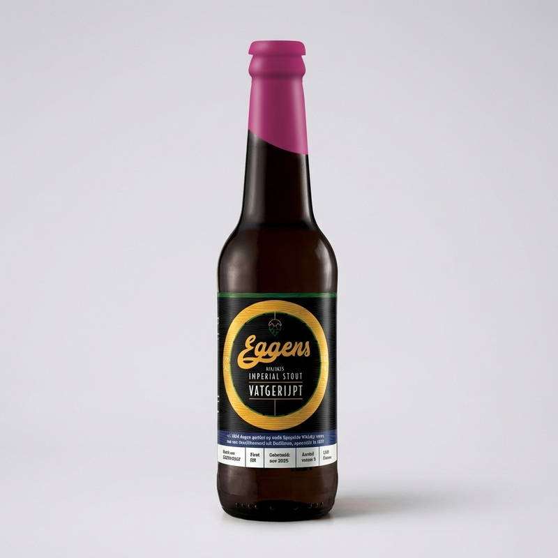 Eggens Imperial Stout op Speyside Whisky-vaten (014/2025) - Eggens Stout - Imperial / Double 330ml