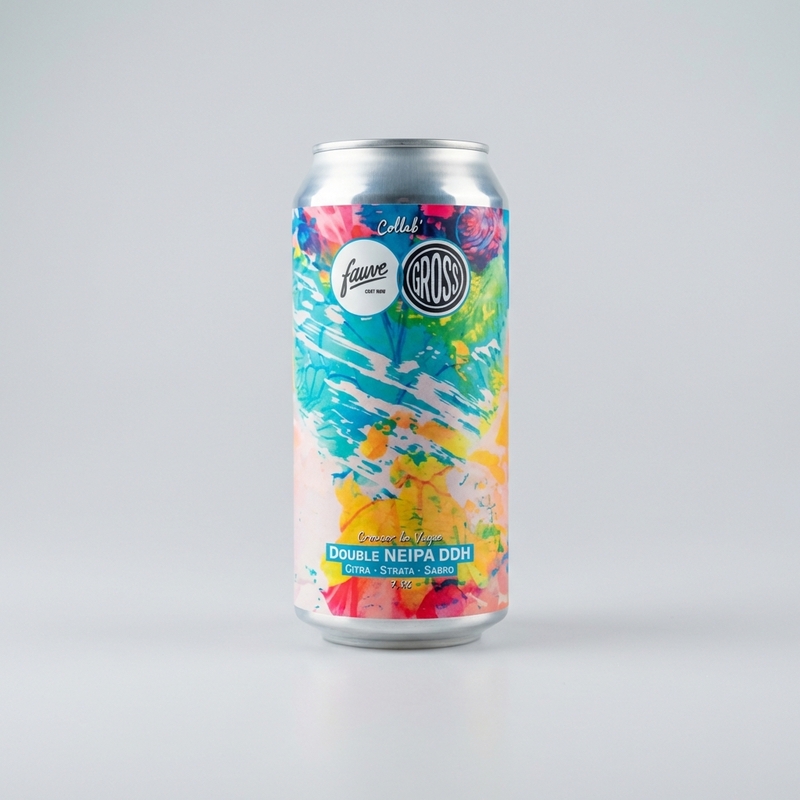 Creuser La Vague (Gross collab) - Fauve IPA - Imperial / Double New England / Hazy 440ml