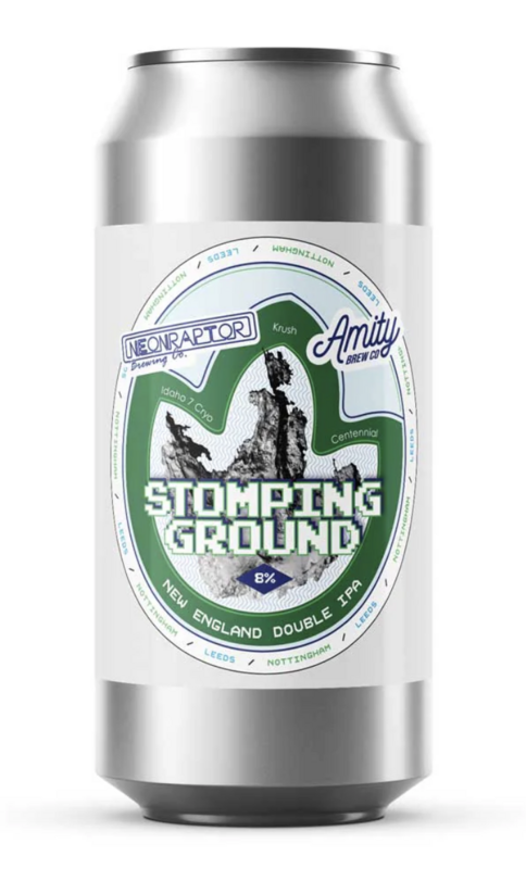 Stomping Ground - Neon Raptor Brewing Co. IPA - Imperial / Double New England / Hazy 440ml