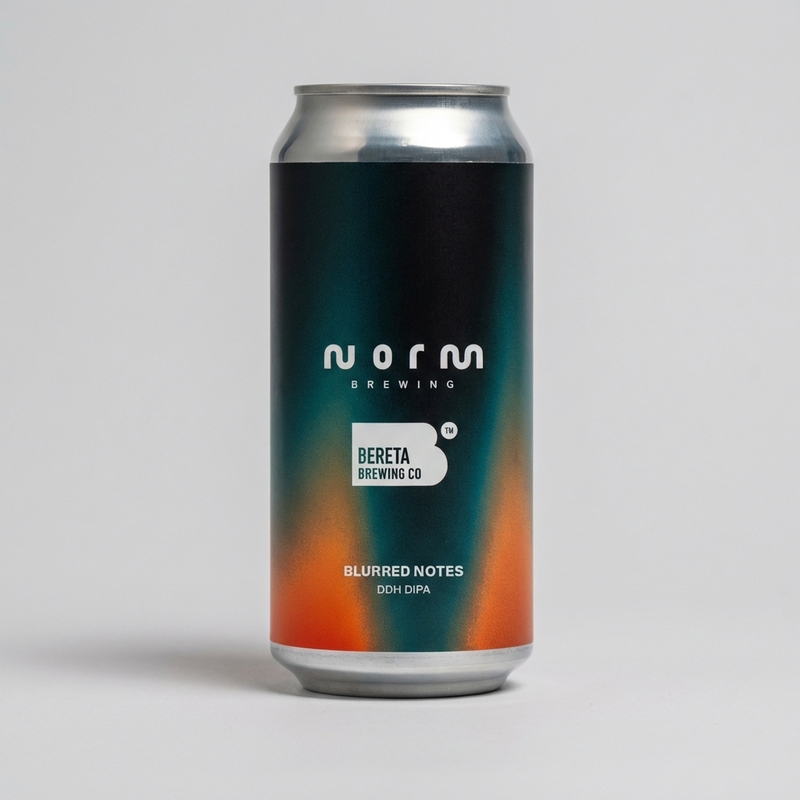 Blurred Notes (Bereta collab) - Norm Brewing IPA - Imperial / Double New England / Hazy 440ml