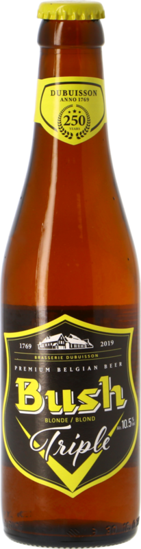 Bush Blonde Triple - Brasserie Dubuisson Belgian Strong Golden Ale 330ml