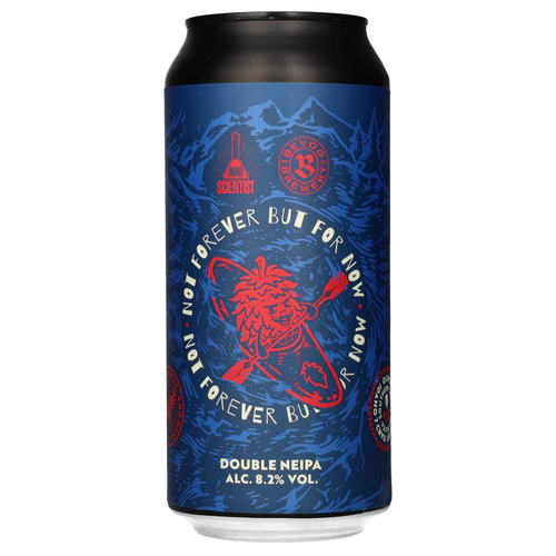 Not Forever But For Now - Mad Scientist IPA - Imperial / Double New England / Hazy 440ml