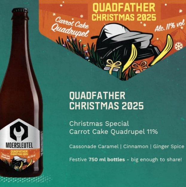 Quadfather Christmas 2025 - Moersleutel Craft Brewery Belgian Quadrupel 750ml