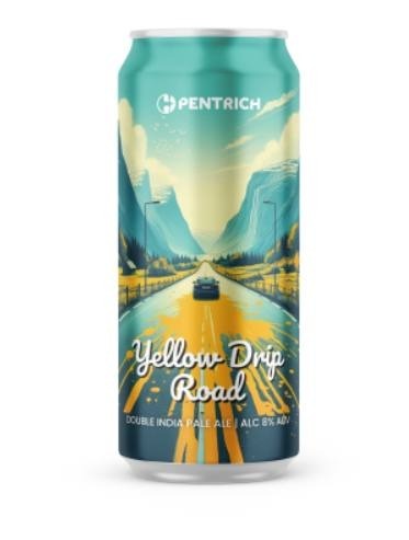 Yellow Drip Road - Pentrich Brewing Co. IPA - Imperial / Double New England / Hazy 440ml