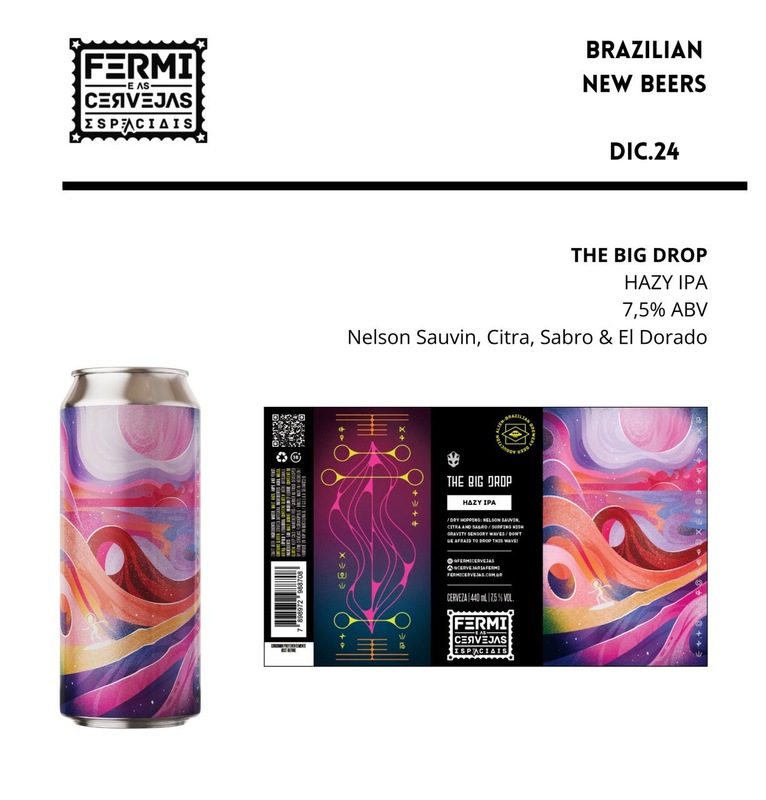 The Big Drop - Cervejaria Fermi IPA - New England / Hazy 440ml
