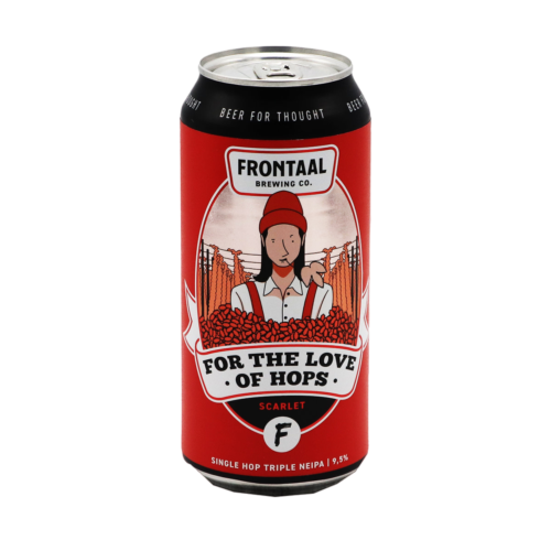 For The Love Of Hops 'Scarlet' - Frontaal Brewing Co. IPA - Triple New England / Hazy 440ml